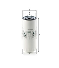 Фильтр масляный MANN-FILTER W 11 102/36