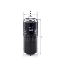 Фильтр масляный MANN-FILTER W 11 102