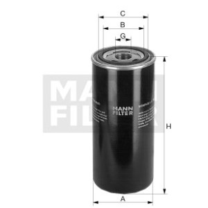 Фильтр масляный MANN-FILTER W 1374/7