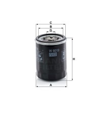 Фильтр масляный MANN-FILTER W 6019