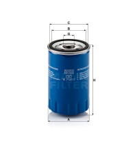 Фильтр масляный MANN-FILTER W 719/11
