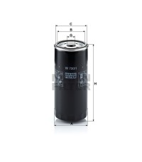 Фильтр масляный MANN-FILTER W 730/1