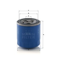 Фильтр масляный MANN-FILTER W 8017