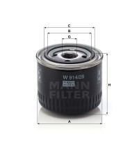 Фильтр масляный MANN-FILTER W 914/28