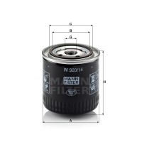Фильтр масляный MANN-FILTER W 920/14