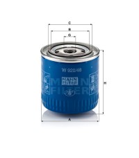 Фильтр масляный MANN-FILTER W 920/48