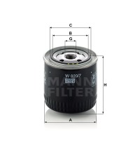 Фильтр масляный MANN-FILTER W 920/7