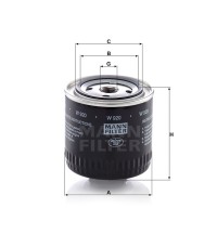 Фильтр масляный MANN-FILTER W 920