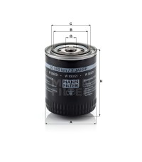 Фильтр масляный MANN-FILTER W 930/21