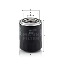 Фильтр масляный MANN-FILTER W 930/26