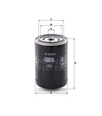 Фильтр масляный MANN-FILTER W 940/24
