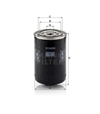 Фильтр масляный MANN-FILTER W 940/66