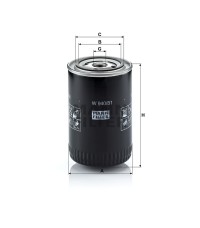 Фильтр масляный MANN-FILTER W 940/81