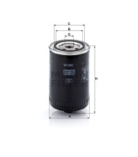 Фильтр масляный MANN-FILTER W 940