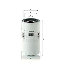 Фильтр масляный MANN-FILTER W 950/36