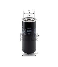 Фильтр масляный MANN-FILTER W 962/2