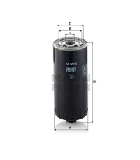 Фильтр масляный MANN-FILTER W 962/6