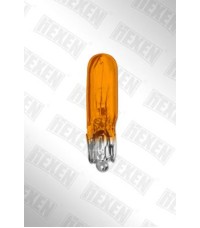 Лампа указательная 4220OG HEXEN 12V, 1.2W, Orange, W2x4,6d, T5