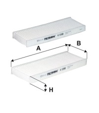 Фильтр салона FILTRON K 1339-2X Фильтр салона FILTRON K 1339-2X