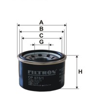 Фильтр масляный FILTRON OP 575/1 Фильтр масляный FILTRON OP 575/1