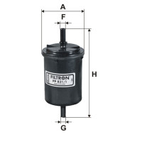 Фильтр топливный FILTRON PP 831/1