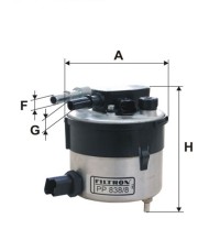 Фильтр топливный FILTRON PP 838/8